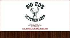 Desktop Screenshot of bigedsbutchershop.com